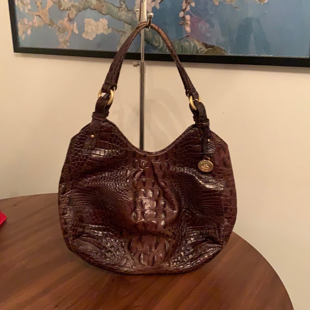 Brahmin Carmela Shoulder Bag in Pecan Melbourne